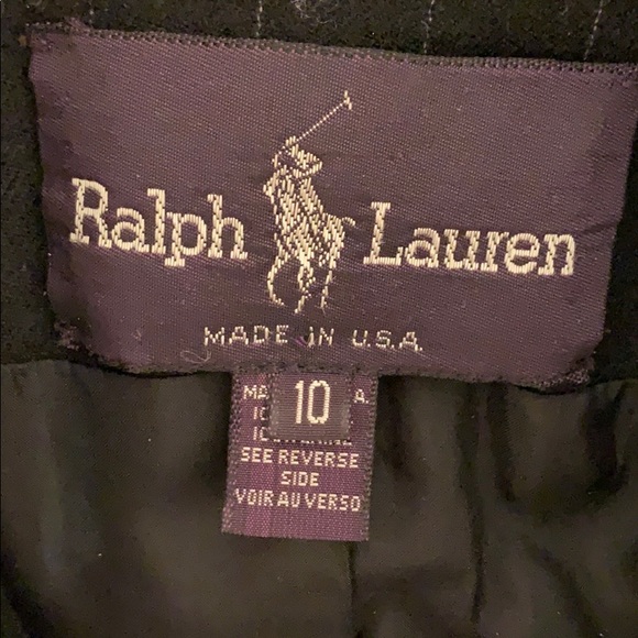 Ralph Lauren Black Jacket, Size 10 (BIN G) - Picture 3 of 3